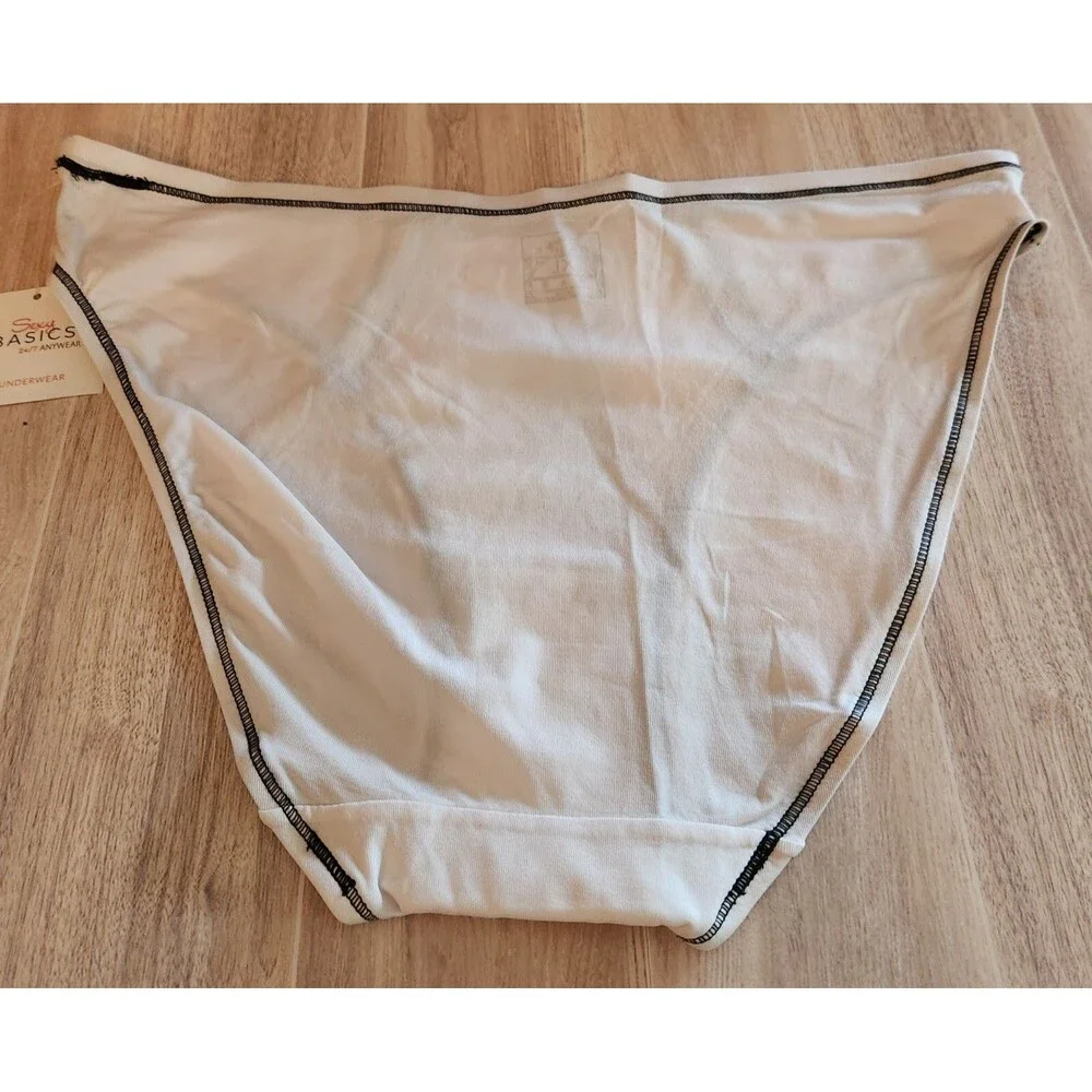 Sexy Basics Women's Panties XL Lot of 5 Pairs Bikini Briefs Silky Smooth NWT